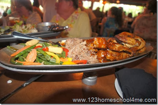 Disney's Polynesian Spirit of Aloha Dinner Show Food Disney's Polynesian Spirit of Aloha Dinner Show Food