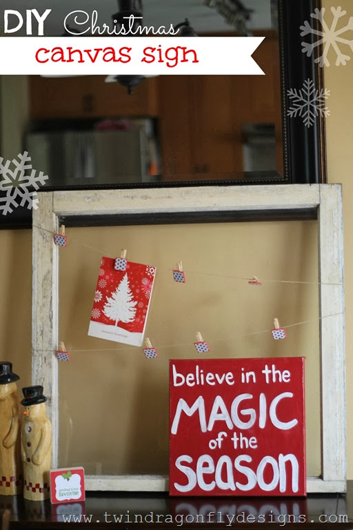 DIY Christmas Sign Title
