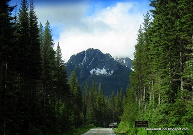 Mountains and the truck