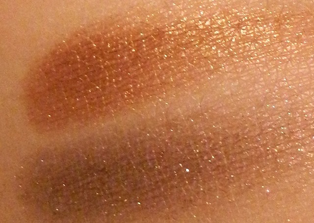 fashionista eyeshadow swatches berry brown and chocolate dream