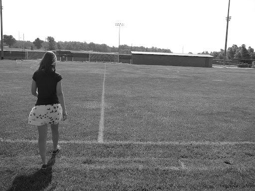 Smid helped lead Springfield Catholic's soccer team to a state championship this year.  She decided to dedicate one game to her late tennis coach, Dan Walker, who had just passed away.  She wound up scoring a record three goals in that game. (Photo credit: Jennifer Moore)