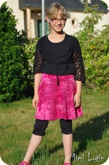 Un legging jupette réalisé par et pour Mademoiselle Un legging jupette réalisé par et pour Mademoiselle