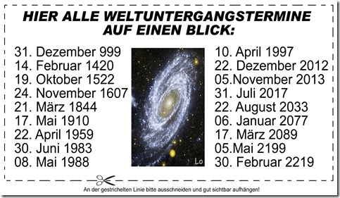 Weltuntergang