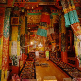 Shangri-la - praying room in monastery
