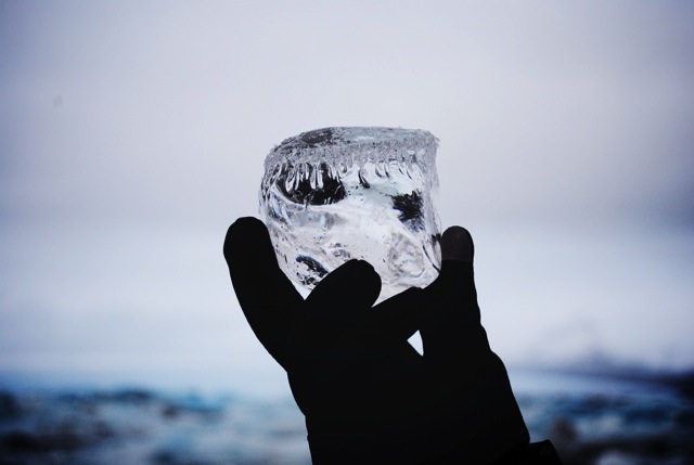 jokulsarlon ice cube