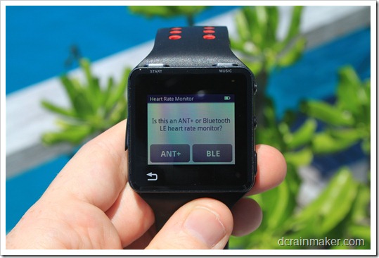 Motorola Motoactv Blue HR Pairing