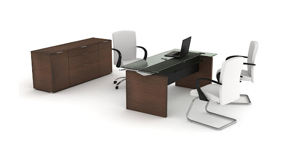 ESCRITORIO 180 RECTO CON CREDENZA