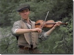Gus Pike playing the fiddle from Road to Avonlea