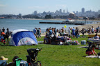 We went down to Crissy Fields to watch the Fleet Week airshow