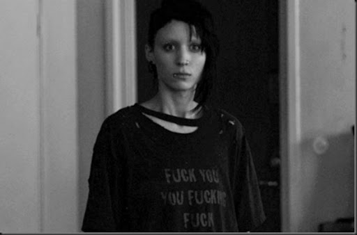 Lisbeth Salander in the American remake of Girl with the Dragon Tattoo