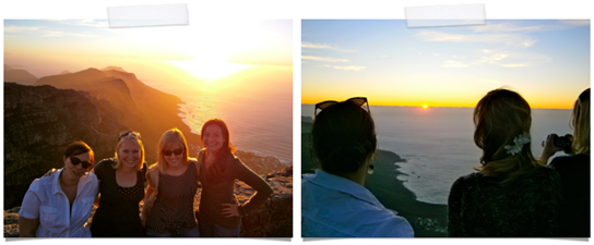 table mountain sunset one carry-on travel