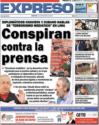 Conspiran contra la prensa