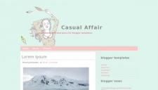 Casual affair blogger template 225x128
