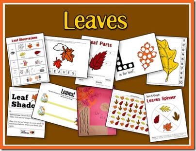 Free Leaves Activity Fall PreK Pack