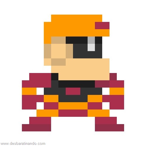 super herois e viloes em 8 bits megaman (1)