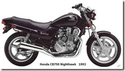 HONDA CB 750 F2 NIGHTHAWK 1992 - 1997