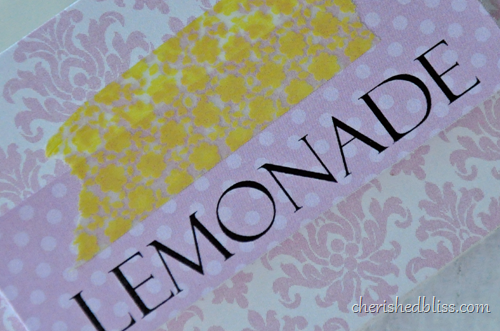 lemonade label