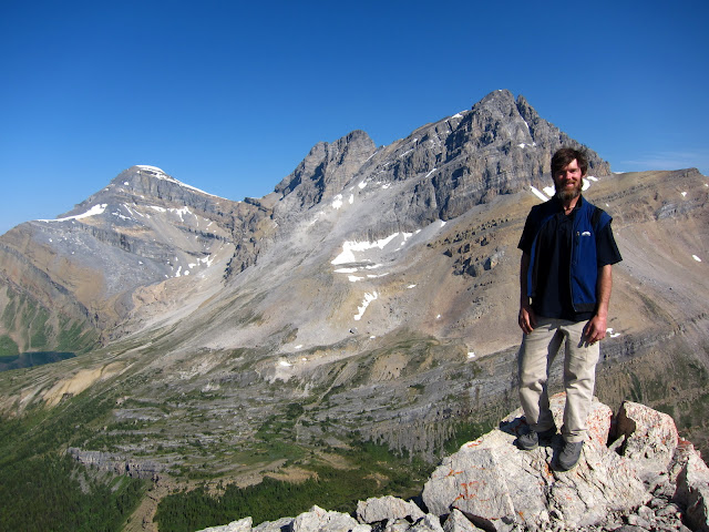 On Mount Redout Looking At the Other Summits We Climbed