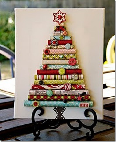 cute christmas paper tree