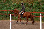 Isadora och Ida i Stjärnorp 16 okt 2011