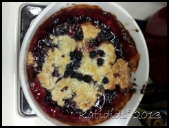 Black Berry cobbler