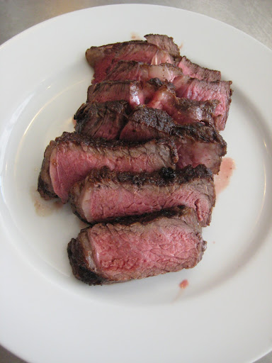 ...and the ribeye. I belong to the camp that believes that a good steak just needs salt and pepper! --Heather Meldrom, Associate Food Editor