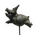 Object: 19577 - Feestvarkentje - 8 x 13 cm - Mohana - € 750,=