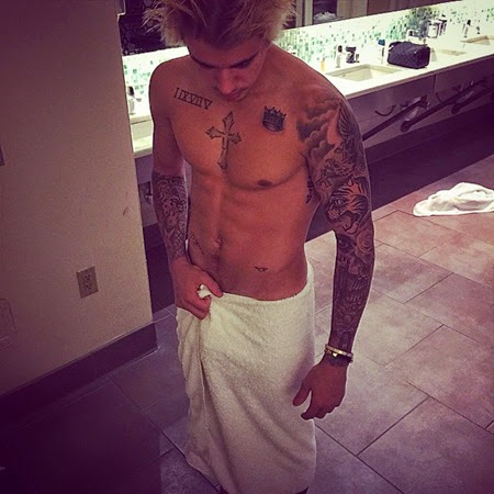 Justin Bieber towel