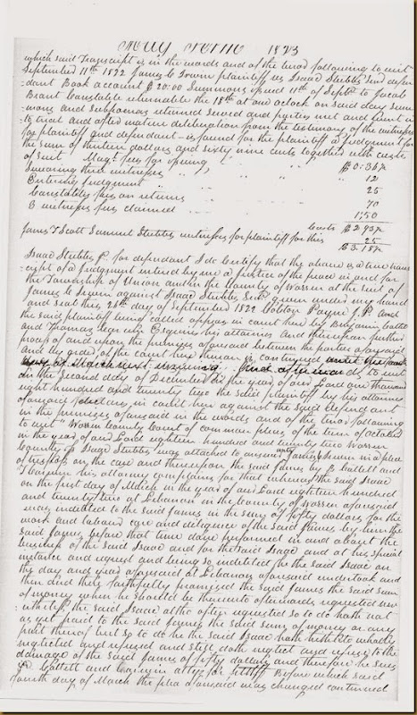 James C. Irwin sues Isaac Stubbs, Sr May Term 1823_0003 James C. Irwin sues Isaac Stubbs, Sr May Term 1823_0003