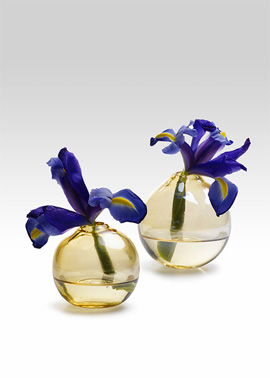 Amber Luster Ball Vases. (jamaligarden.com)