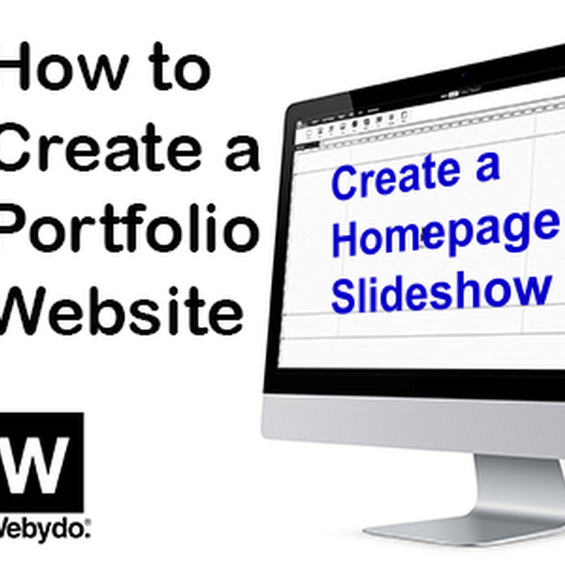 Portfolio Website Series – How to Create a Slideshow on your Homepage