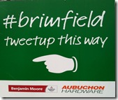 brimfield tweetup sign