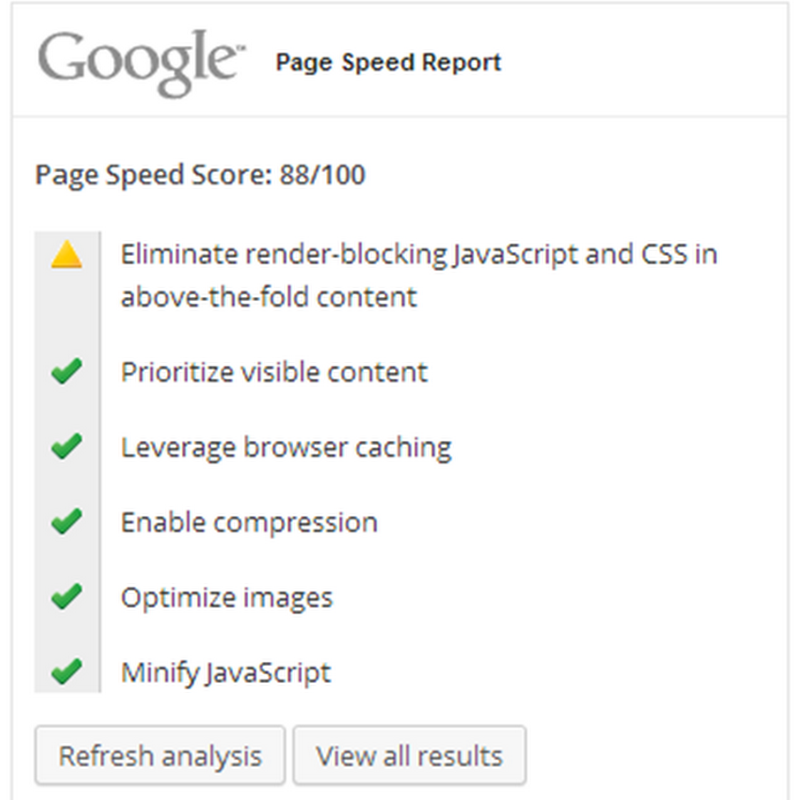 Esamina la tua scheda punteggi di AdSense: l'analisi PageSpeed Insights.