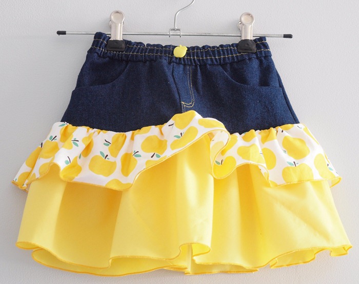 yellow apple skirt