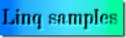 Linq samples Linq samples