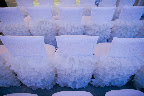 Even the chairs were dressed up Even the chairs were dressed up