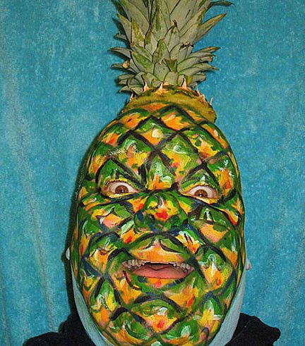 Self-Portraits Face Paintings by James Kuhn