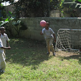 Wilson and Ricardo watch as Daribelto protects the goal