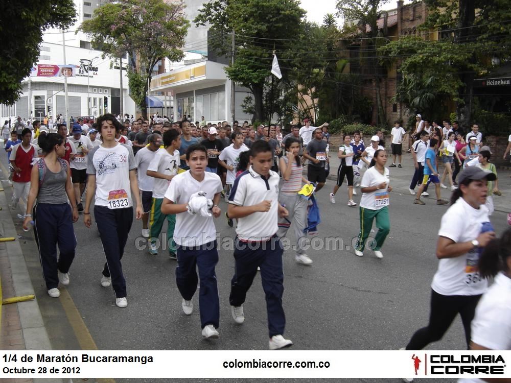 cuarto de maraton ciudad de bucaramanga 2012