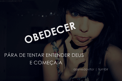 obedecer obedecer
