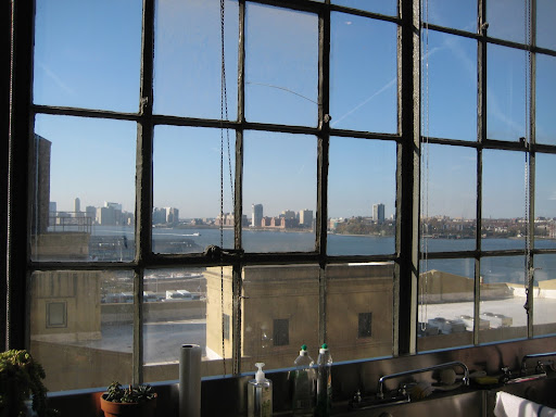 The Hudson river.