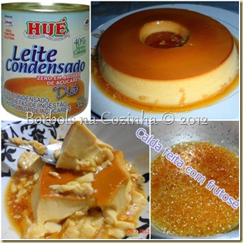 pudim diet de doce de leite