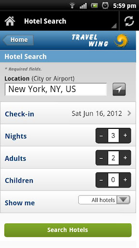 Travel Wing Hotel Reservations