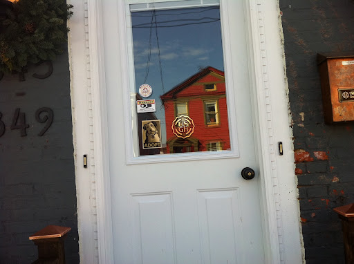 The owner of The Union Street Guest House even put an ADOPT sticker up to promote adoption!