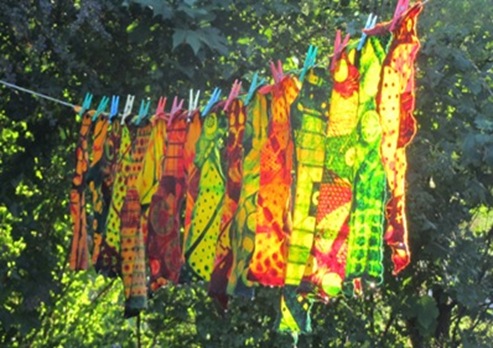 Resist Dyeing in der Abendsonne_thumb[2]
