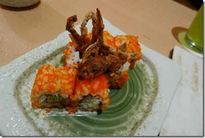 soft shell crab sushi