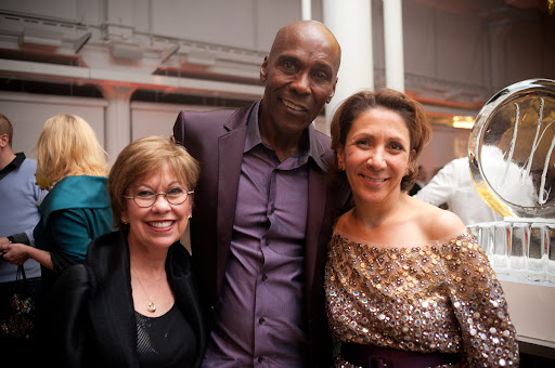 Designer Anne Barge, event planner Preston Bailey, and designer Reem Acra.