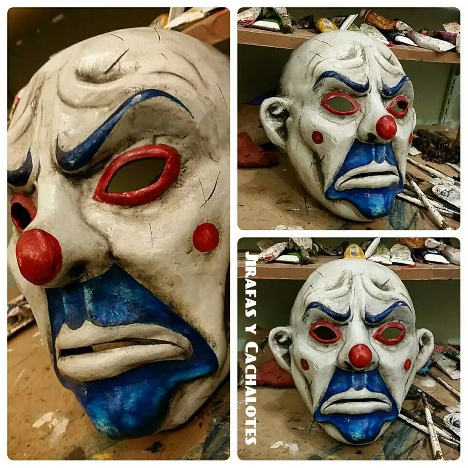 Mascara de payaso del Joker en Batman ~ mascaras venecianas