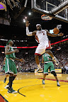 LeBron James Debuts Christmas and Freegums in First Two Games lebron james nba 111227 mia vs bos 02 LeBron James Debuts Christmas and Freegums in First Two Games