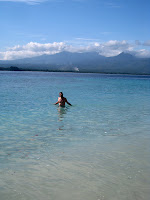 Teds last dip on Gili Air